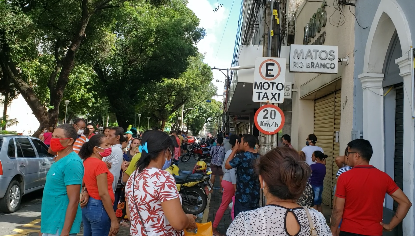 Aglomeração no Centro de Teresina