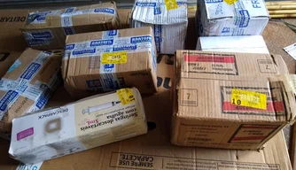 Carga roubada apreendida com o grupo