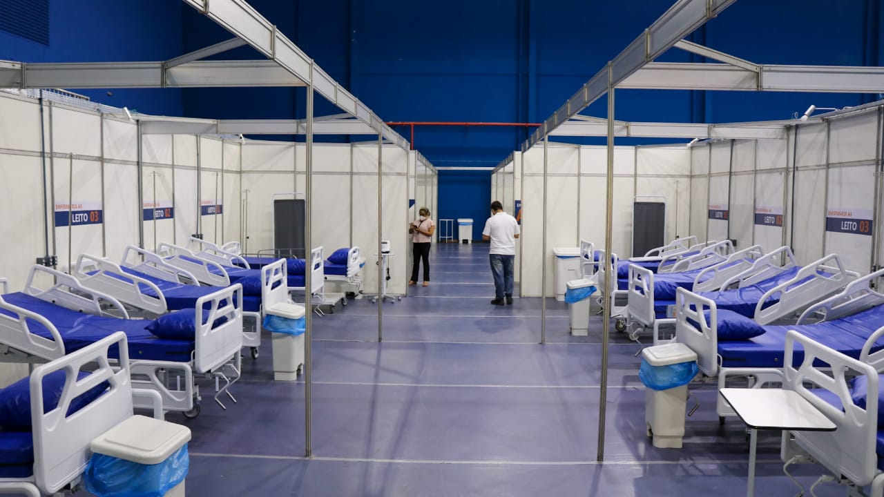 Inspeção no Hospital de Campanha