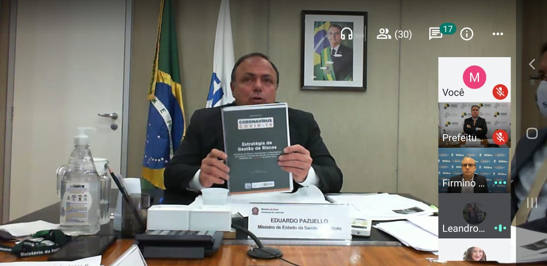 Firmino solicita protocolo único em reunião com ministro da Saúde