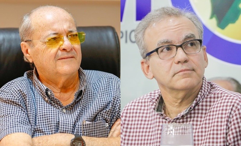 Ex-prefeito Silvio Mendes e o prefeito Firmino Filho