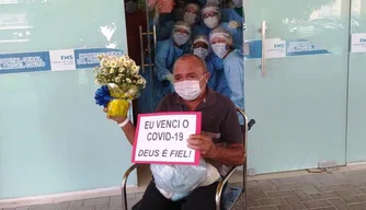 Idoso de 62 anos vence o coronavírus e recebe alta em Teresina