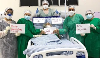 Paciente venceu Covid-19