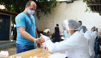 Nova rodada de testes para Covid-19 é realizada na Semec.