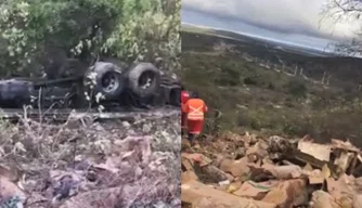 Homem morre após caminhão cair na Serra do Brejo, no Sul do Piauí