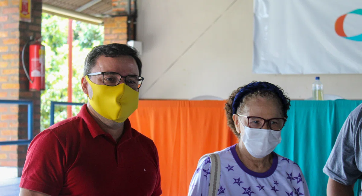 Pré-candidato Fábio Novo e vice governadora Regina Sousa