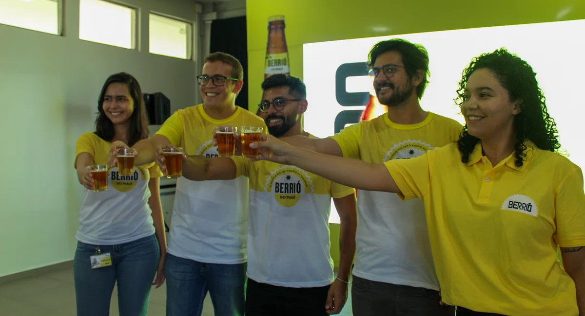Lançamento da cerveja Berrió