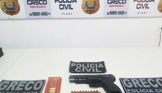 Arma apreendida pelo Greco na ação