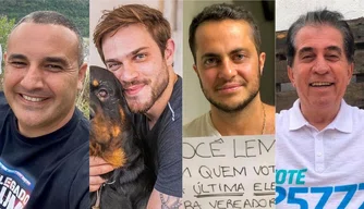 Delegado Palumbo (MDB), Felipe Becari (PSD), Thammy Miranda (PL) e Eli Corrêa (DEM)