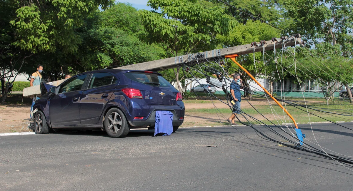 Acidente na Av. Dom Severino