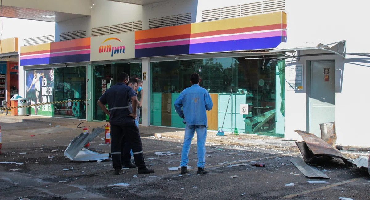 Posto de gasolina é alvo de ação criminosa