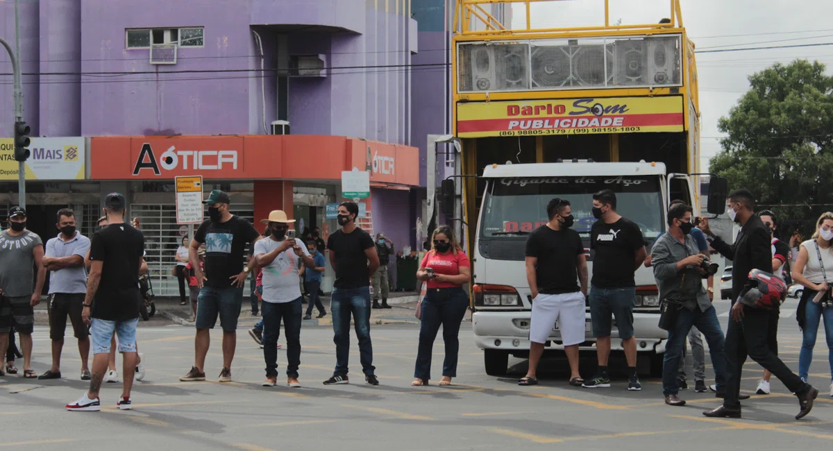 Manifestação dos Artistas em Teresina