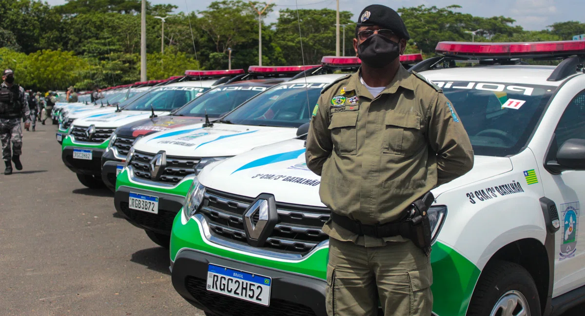 Entrega das novas viaturas da Polícia Militar