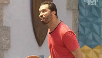 Gilberto Nogueira surta no BBB 21.