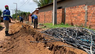 Gambiarras são retiradas da rede de distribuição de água em Timon