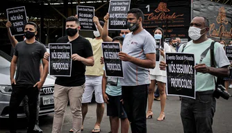 Protesto do setor de eventos
