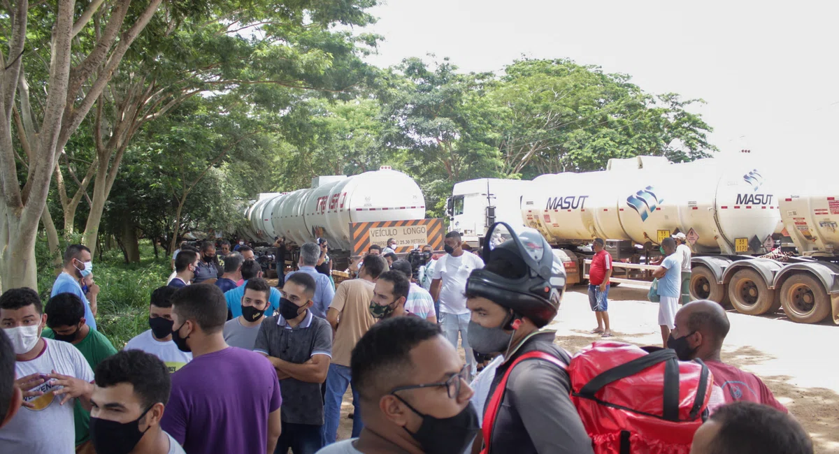 Manifestação dos motoristas de Aplicativo