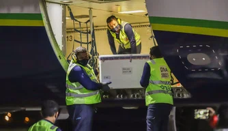 Piauí recebe 71.650 doses de vacinas contra a Covid-19.