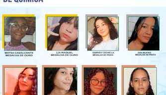 Medalhistas na Olimpíada Piauiense de Química