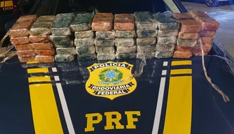 Cloridrato de Cocaína prensada apreendida pela PRF em Timon.