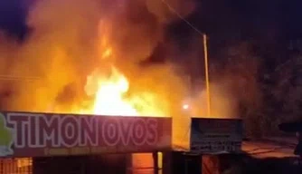 Incêndio atinge Ceasa em Timon