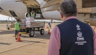 Piauí recebe 200 mil doses da Coronavac.