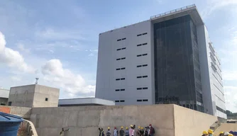 Visita a obra da maternidade estadual