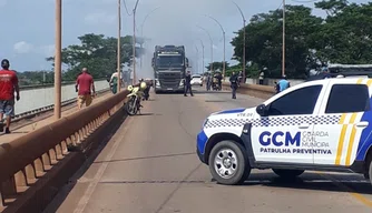 Acidente na Ponte Nova que liga Teresina e Timon.