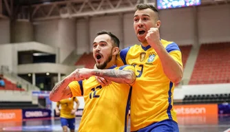 Equipe Brasileira na Copa América de Futsal.