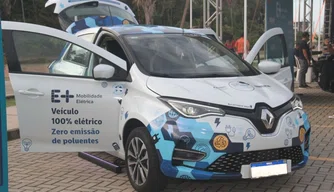 Veículo de modelo 100% elétrico.