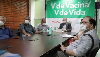 Reunião da Sesapi com o COE Estadual.