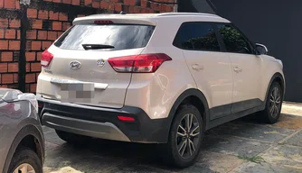 Carro apreendido pela Força Tarefa na zona Norte de Teresina.
