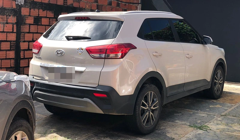 Carro apreendido pela Força Tarefa na zona Norte de Teresina.
