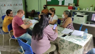 Visita do Núcleo de Apoio Pedagógico no Piauí.