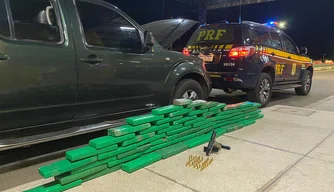 Policia Rodoviária Federal do Piauí apreende 50kg de drogas em Floriano
