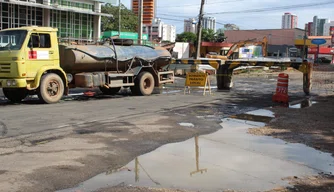 Trecho da Avenida Homero Castelo Branco é interditado para obras