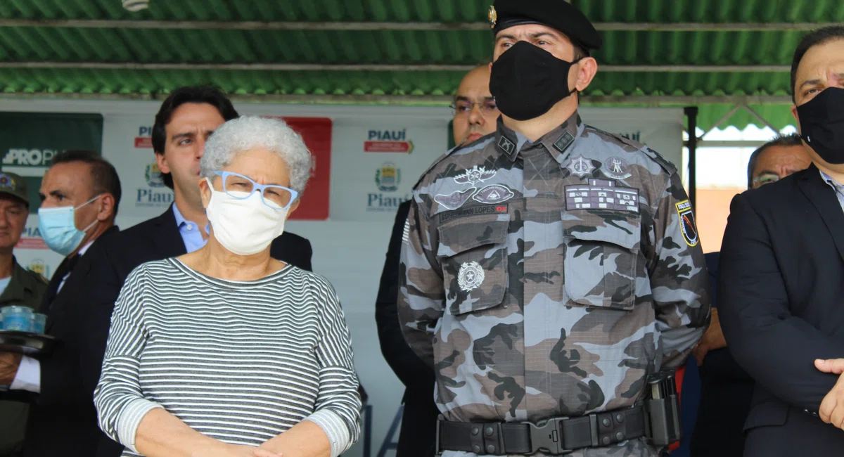 Governadora Regina Sousa e Coronel Sheiwan Lopes