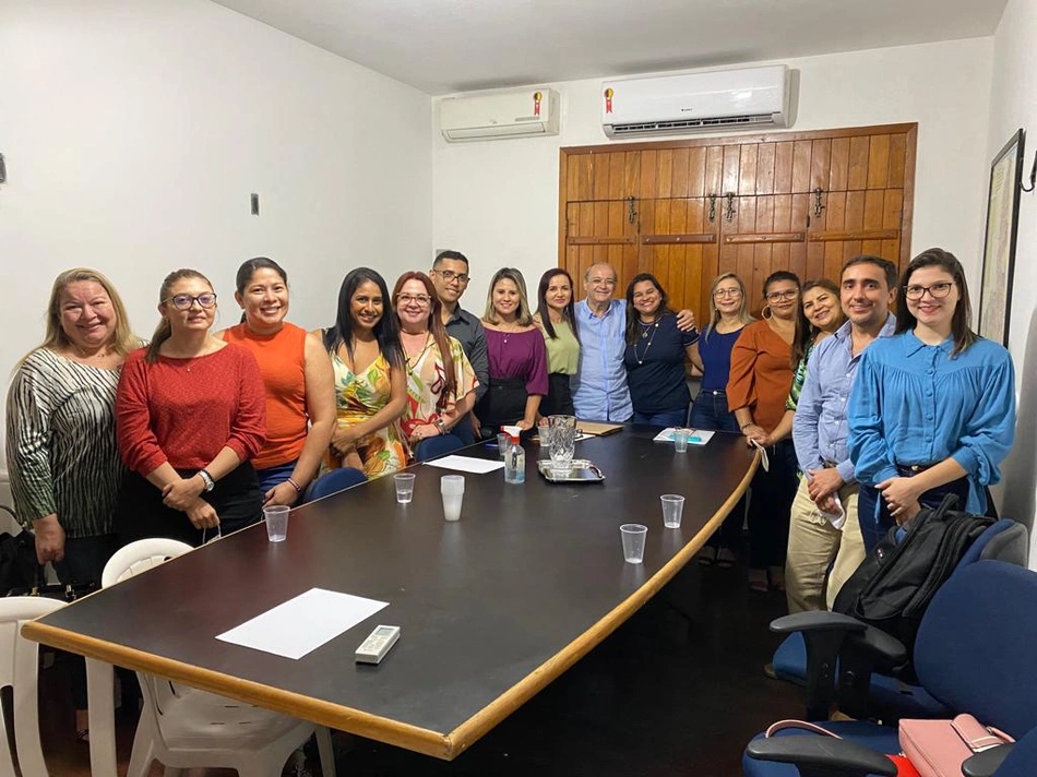 Sílvio Mendes em reunião com o Conselho Regional de Nutrição