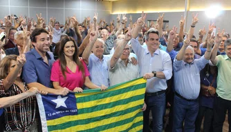 Oficialização do apoio de João Vicente Claudino a Sílvio Mendes
