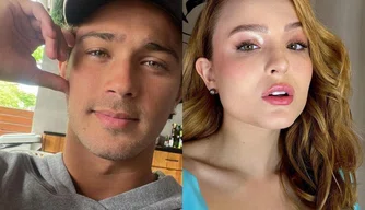 André Luiz Frambach e Larissa Manoela.