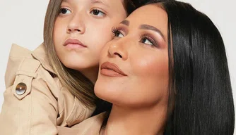 Simaria e a filha Giovanna.