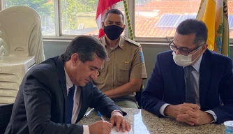 Secretaria de Segurança Publica ( SSP ), empossa novo ouvidor, o delegado Willame Moares.