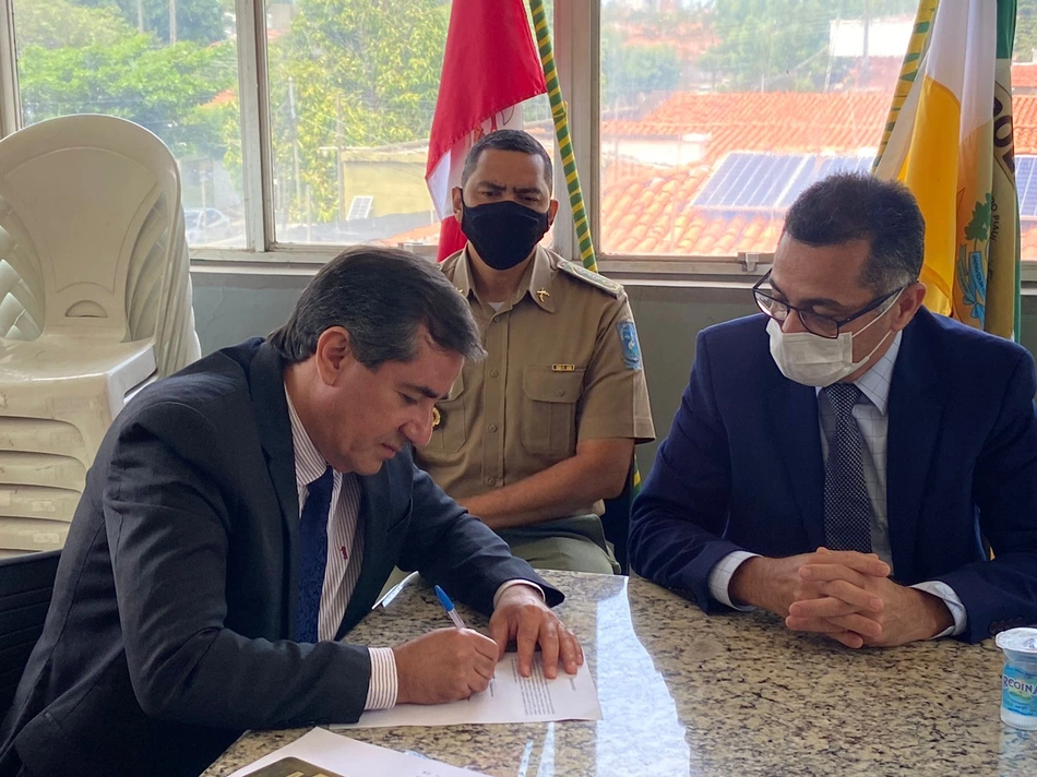 Secretaria de Segurança Publica ( SSP ), empossa novo ouvidor, o delegado Willame Moares.
