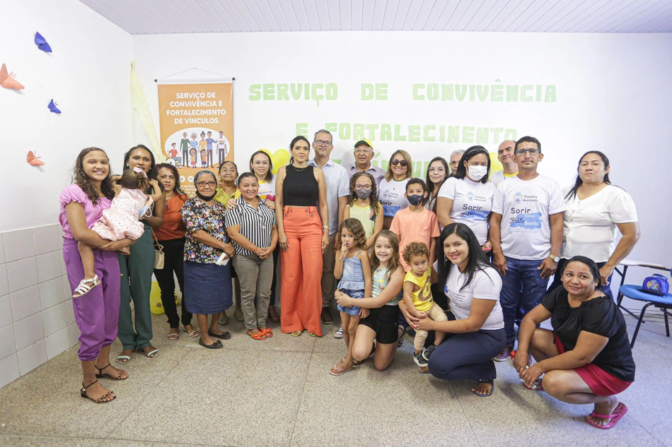 inauguração do Centro de Convivência Dona Flor