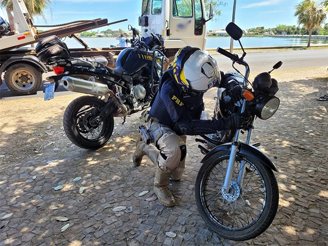 Motocicleta recuperada em Campo Maior