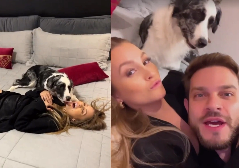 Carla Diaz e Felipe Becari