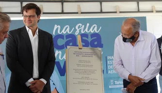 Dr. Pessoa inaugura estação elevatória de esgoto em Teresina.