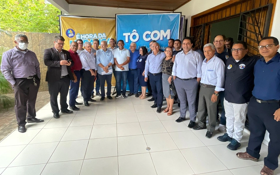 Sílvio Mendes e Joel se encontram com pastores.