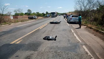 Acidente na BR 343 no município de Altos.