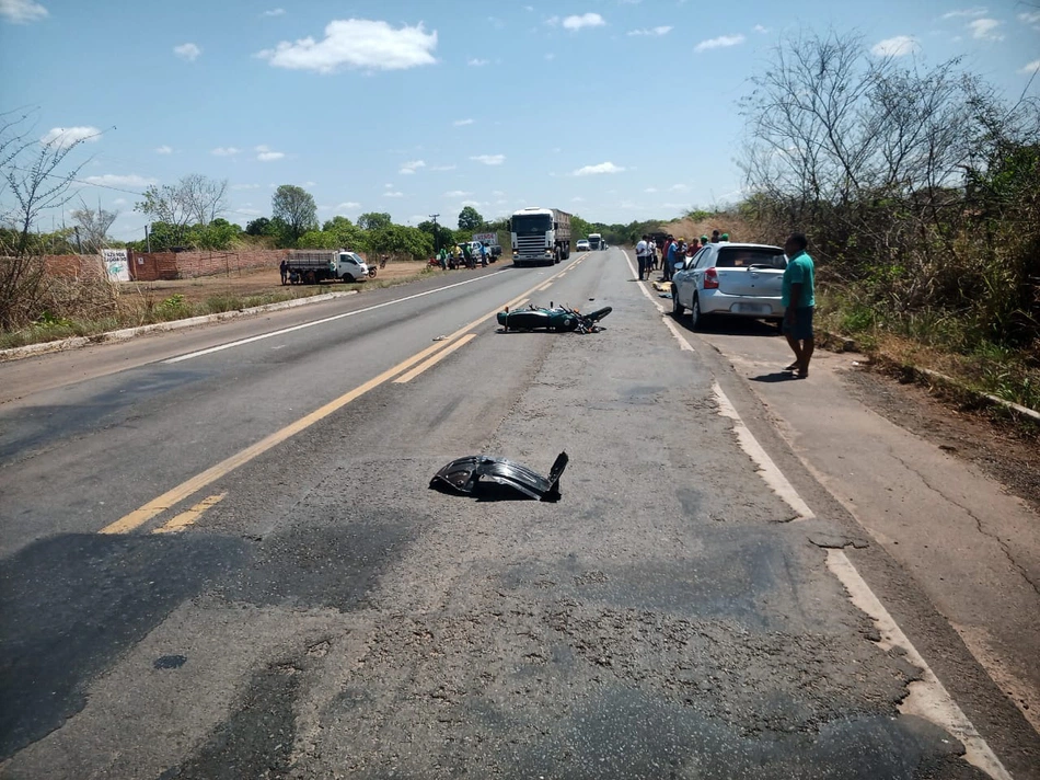 Acidente na BR 343 no município de Altos.